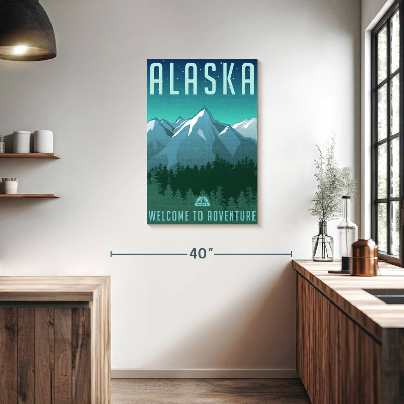 Aime Alaskan Adventure Welcome, H 36 po x l 24 po