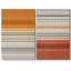 Motif géométrique géométrique du sud-ouest à motif géométrique de blocs de couleur rouille, formes abstraites, chic moderne sur toile, impression de 2 pièces-92285459-92285460
