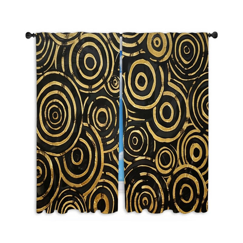 Paire de rideaux obscurcissant en polyester Hersir, L 40 po x L 54 po