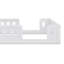 Wood Platform Bed With Guardrail-814554405