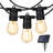 48FT 15-Bulb Solar-Powered Outdoor Standard String Lights, Shatterproof, Weatherproof, Dusk to Dawn On/Off-2094151308