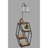 Luro Elegant Floor Lamp with Metal Body & 100% Fir Wood Bookstand, Light Grey, 65 x 39.4 inches | 100% Electrostatic Oven Dried Paint | E27 Socket, Max 60W | Perfect for Living Room, Bedroom & Study Spaces
