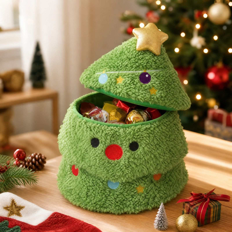 Décorations de Noël, sapins de Noël, boîtes-cadeaux et cadeaux festifs avec des surprises à l'intérieur