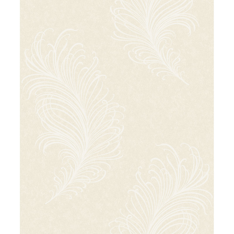 Dilsen 10.05m x 53cm Wallpaper Roll, Cream