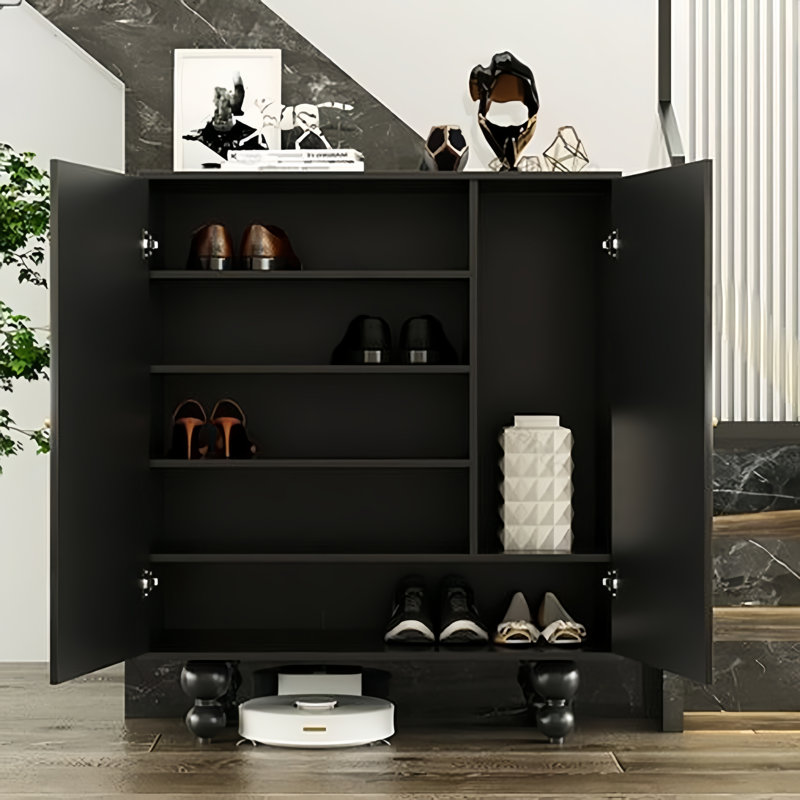16 Pair Shoe Storage Cabinet