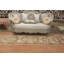 Tapis de couloir unique en coton 9 pi 10 po x 2 pi 6 po beige et ivoire