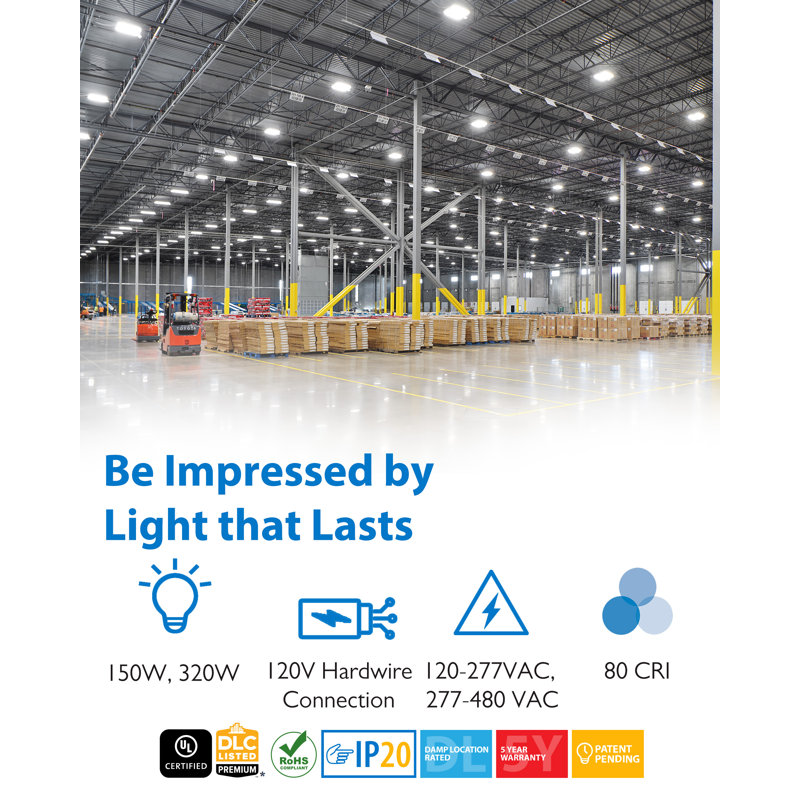 HML3 150W High-Performance Selectable LED High-Bay