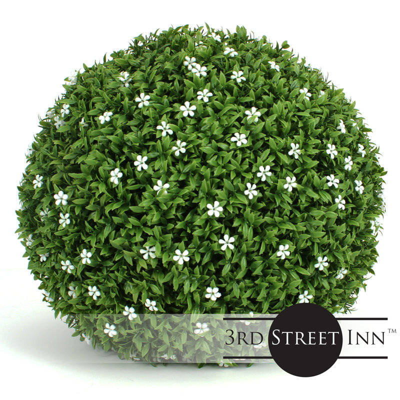 15'' Faux Flowering Topiary, 2