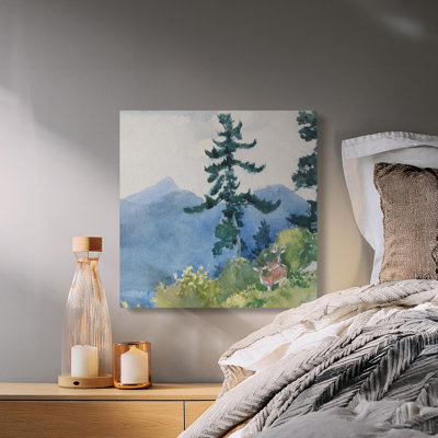 Paulin 1 Piece Wrapped Canvas Wall Art Set