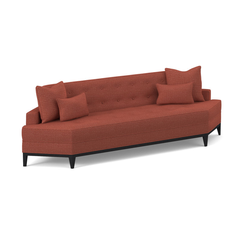 Perspective Sofa, Espresso, Fizz Ivory 100% Polyester