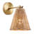 Chyrel 1-Light Wall Sconce in Natural Brass