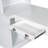 83.4"Tall Bookshelf With Writing Desk, Modern Bookcase With Study Desk, Workstation With Storage Shelf,Storage Bookcase With Open Shelves And Led Lighting For Living Room,Home Office,White