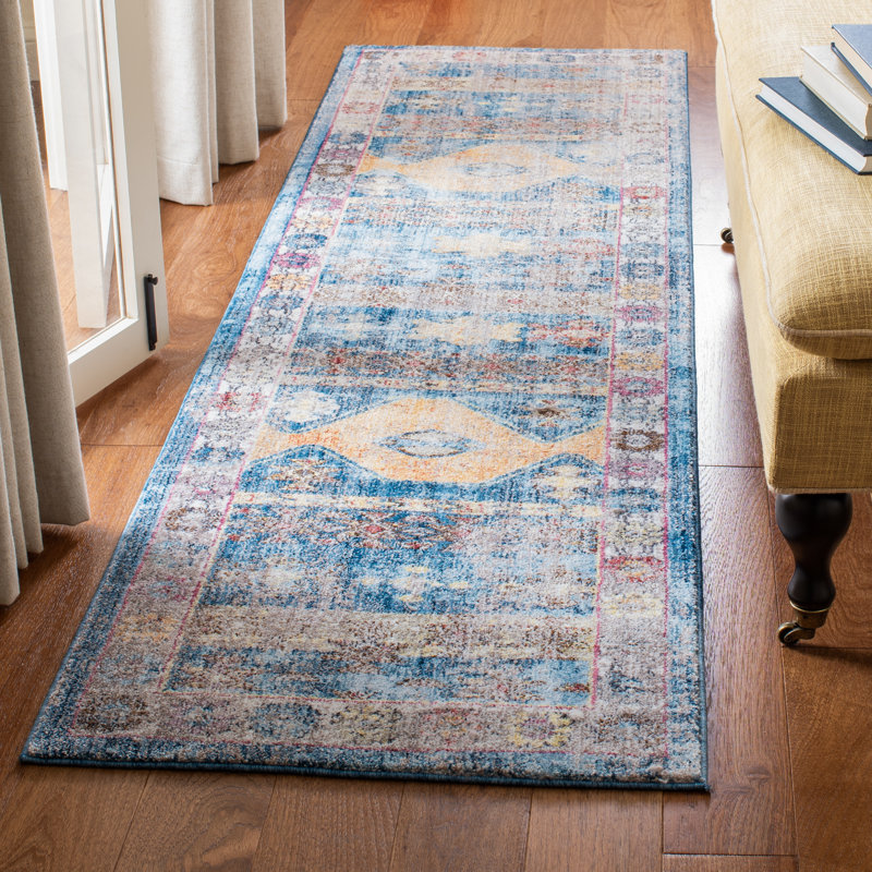 Reza Southwestern Hand Woven Area Rug, Runner 69 x 244 cm