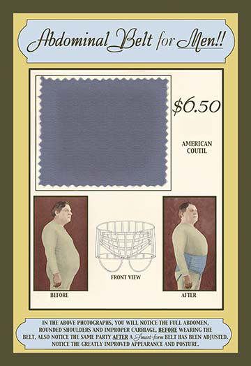 «Abdominal Ceinture for Men», impression