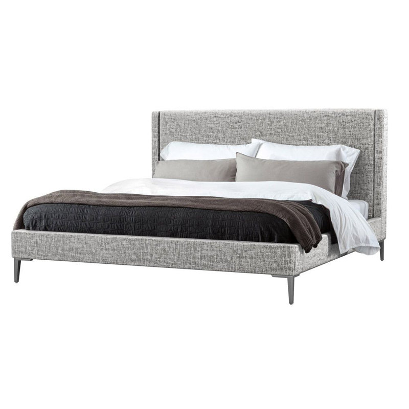 Izzy Upholstered Bed, Queen, Feather