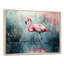 Minimalisme flamant rose sous la pluie II - flamant rose, art mural-664390677-664390676-664390683
