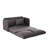 Modern 2-Seat Sofa Bed, Grey | 100% Metal Frame, 100% Polyester Fabric | Sofa Dimensions: 50.4 x 27.6 x 25.9 in | Bed Dimensions: 78.7 x 47.2 in | Stylish & Functional Sleeper for Small Spaces, Comfort & Versatility-1766742364