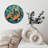 Clock Face With Golden Koi