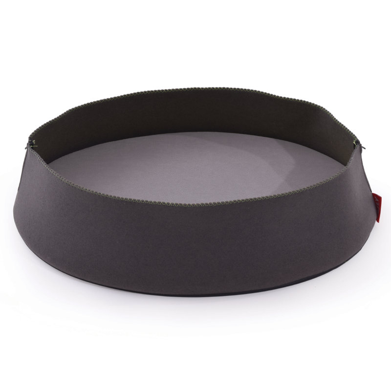 Orthopedic Microfibre Pet Bed, Light Grey