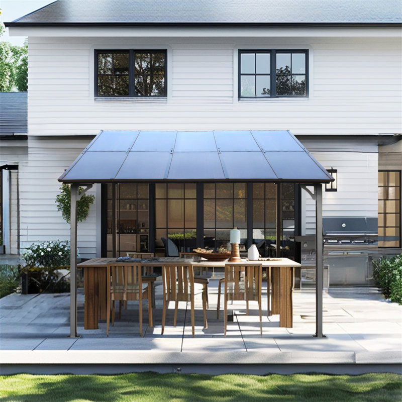 10' X 10' Outdoor Pergola Gazebo, 120" W x 120" D