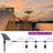 35FT Indoor/Outdoor Hanging Solar Powered & Plug-in String Lights with Remote Control Includes 11 LED Bulbs