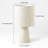 Minimalist Textured Linen Table Lamp Set, Soft Cozy Lighting