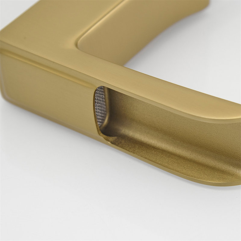 Widespread 2-handle Bathroom Faucet with Drain Assembly, Brushed Gold