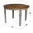 Patridge Round Solid Wood Dining Table-812373470