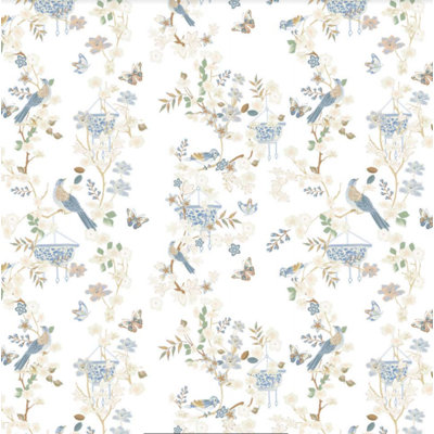 Ivory Chinoiserie Gift Wrap