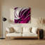 Art mural en métal Biomorphic Abstraction 60-1673400922