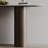 Simple retro oval console table-641421593