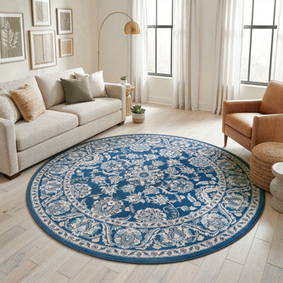 Tapis oriental bleu foncé Madison