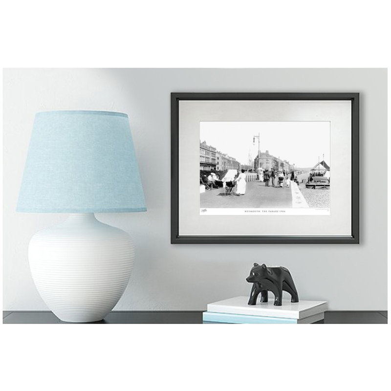 Weymouth, The Parade 1904 by Francis Frith - Single Picture Frame Print, 45cm H x 60cm W x 2.3cm D