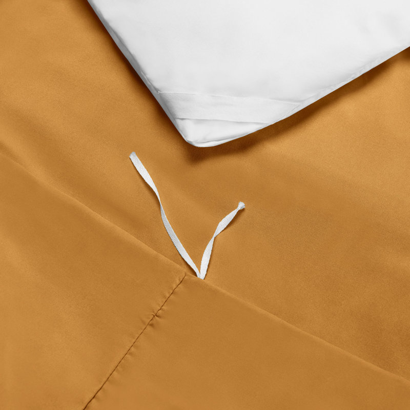 Modern & Contemporary Duvet Cover, Mocha Light Brown, Extra-long Twin Duvet Cover + 2 Additional Pieces