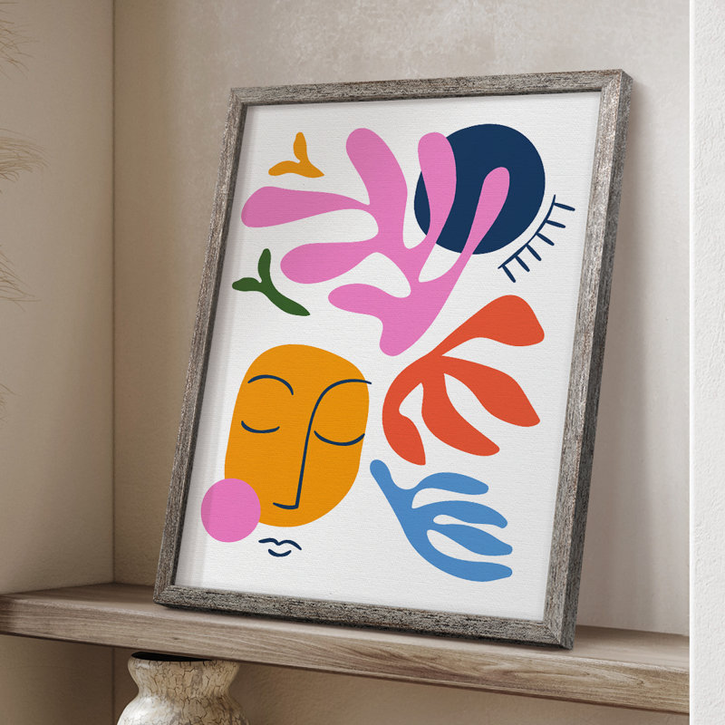 Matisse CDXL, reproduction d'art encadrée - bois massif, H 15 po x l 12 po