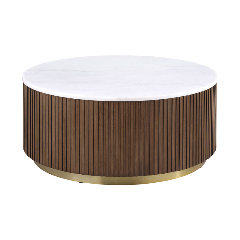 Table basse transitionnelle l 35,4 po, Greige