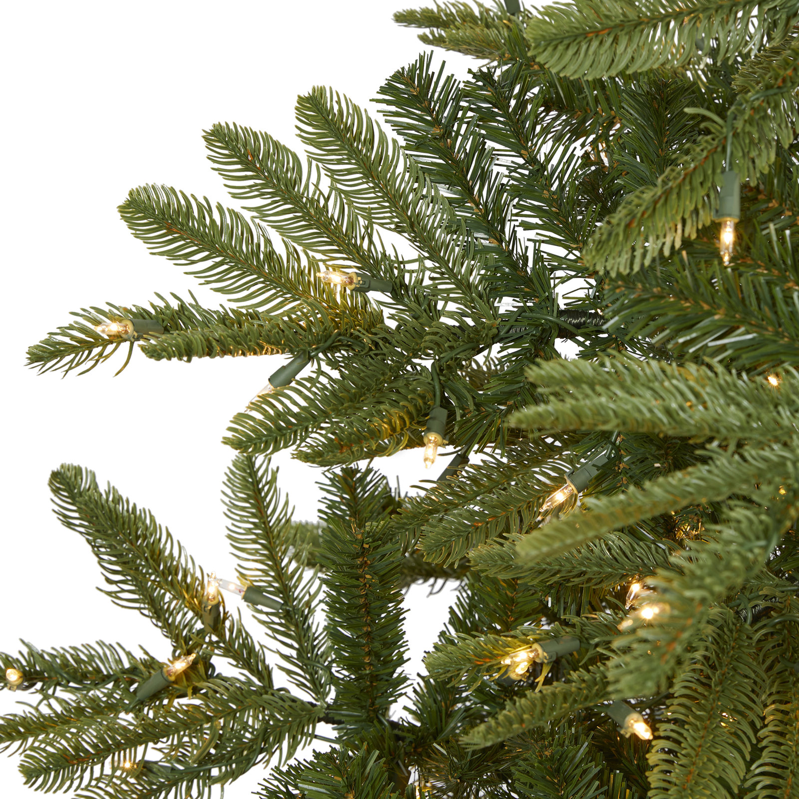 Lighted Artificial Christmas Tree, 7.5' H