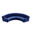 Velvet Curved Sofa-88680970