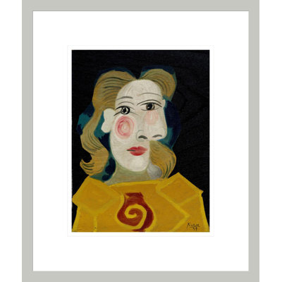 Tête de femme (Dora Maar) (Tête de femme (Dora Maar)) par Pablo Picasso, impression giclée encadrée