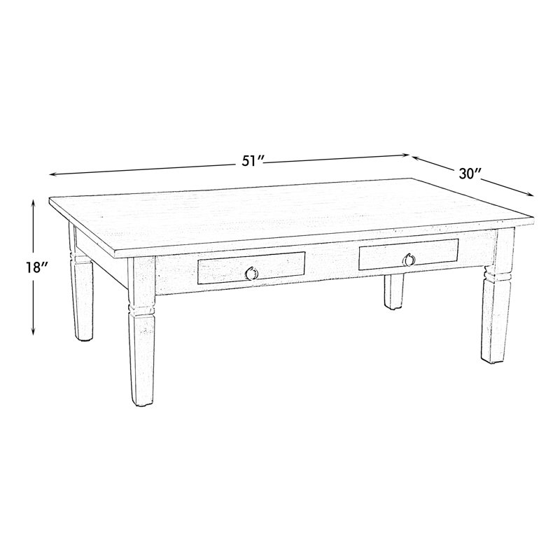 Table basse Sedona, Lavage gris à la mangue