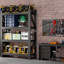 Étagère de garage, étagère de rangement robuste à 4 niveaux avec tablette en métal réglable pour entrepôt, sous-sol, atelier, 3200 lb-383160431-383160418