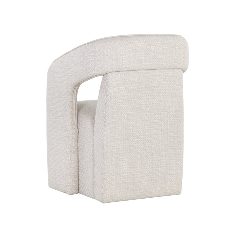 Kendrick Upholstered Arm Chair, Cream