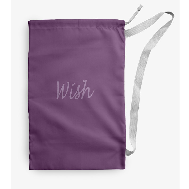 Fabric Laundry Bag with Handles, Small (29" H x 18" W), Light Purple