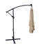 Parasol solaire pour terrasse 2,5x2,5m carré, imperméable, avec base en croix pour terrasse de jardin, cour arrière, parasol carré à énergie solaire, eau, jardin, terrasse, espace