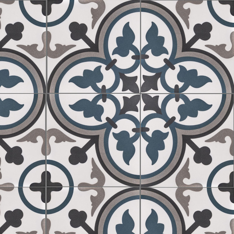 Carreau de porcelaine à motif mat 10 "x 10" Venice
