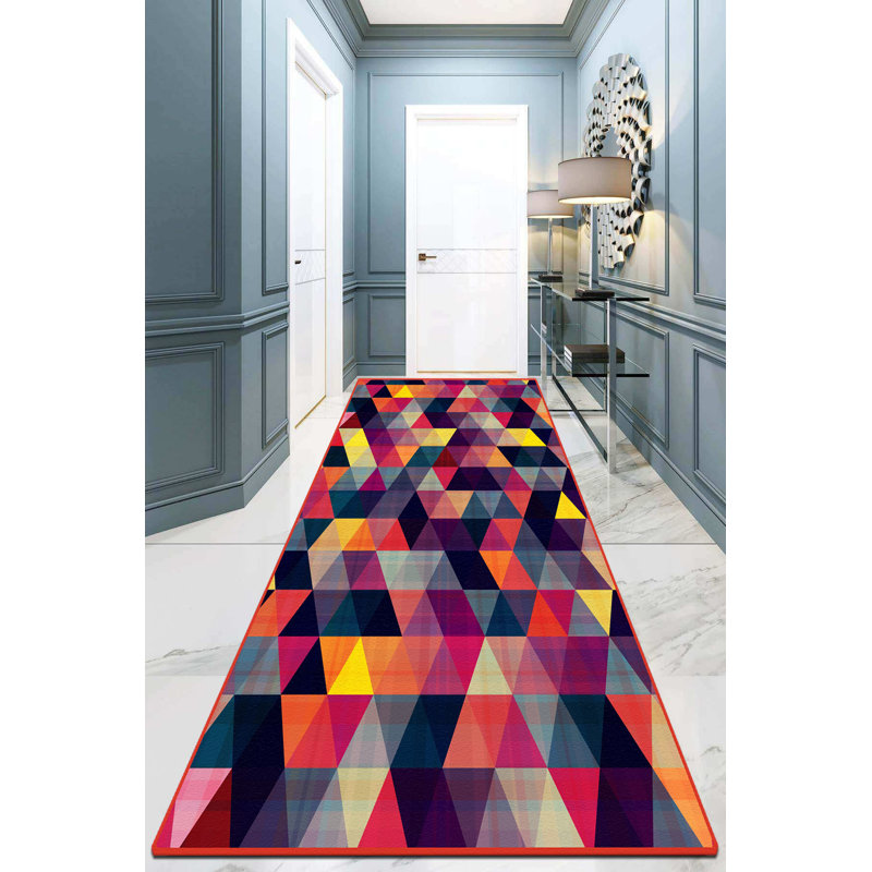 Premium Hall Carpet, 100% Polyester, 59 x 118 Inches | 10 mm Pile Height, Antibacterial, Non-Slip Base | Machine Washable, Easy Care | Ideal for Entryways & Living Spaces, Soft & Durable Design