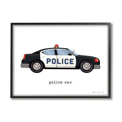 " Police Car Vehicle Educational " by Stephanie Workman Marrott