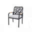 Chaises de salle à manger d'extérieur en aluminium K / D 2PCS