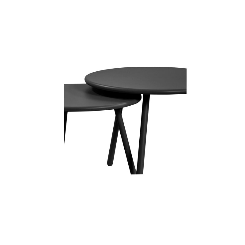 Kari Outdoor Nesting Coffee Table Green, Black
