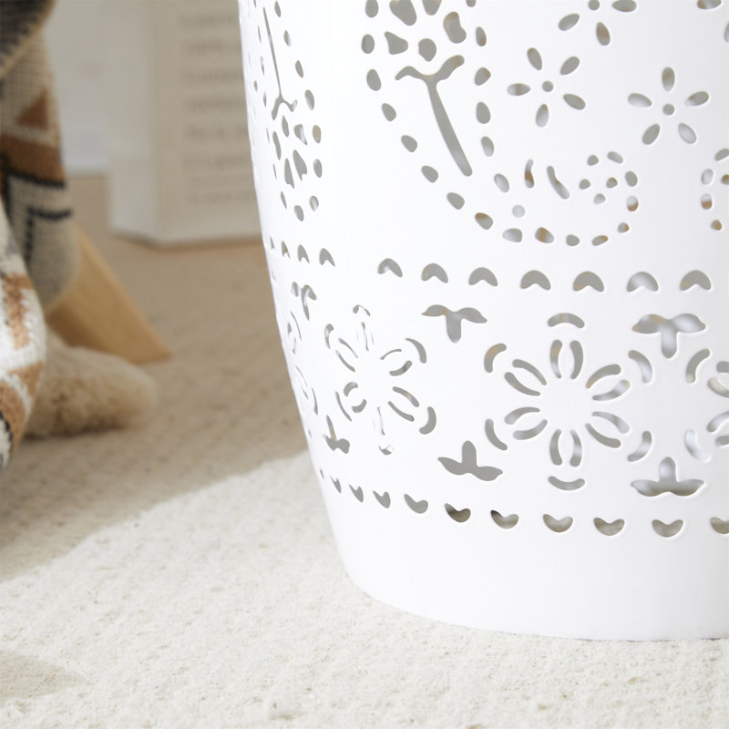 Ruby12" Side Table , White